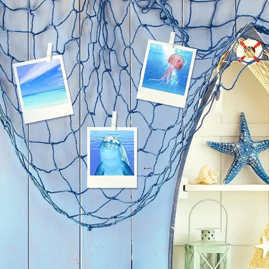 1pc Fishing Net Beach Theme Decor For Party Home Living Room Bedroom 78 Inch Mediterranean Style Decor Wall Decoration