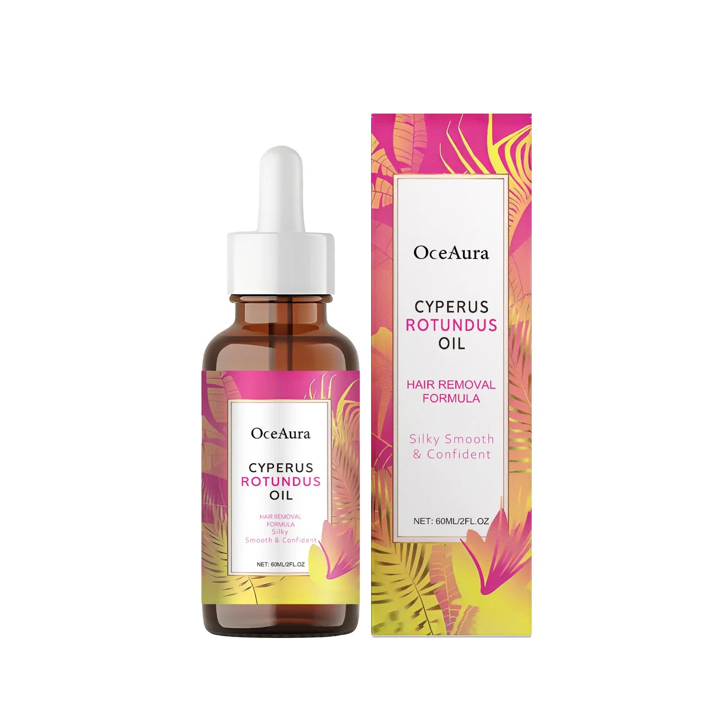 OceAura Cyperus Rotundus Oil for Hair Removal Moisturizing Skin Care Inhibits Body Hair Growth Refreshing Woman After Shave Oil