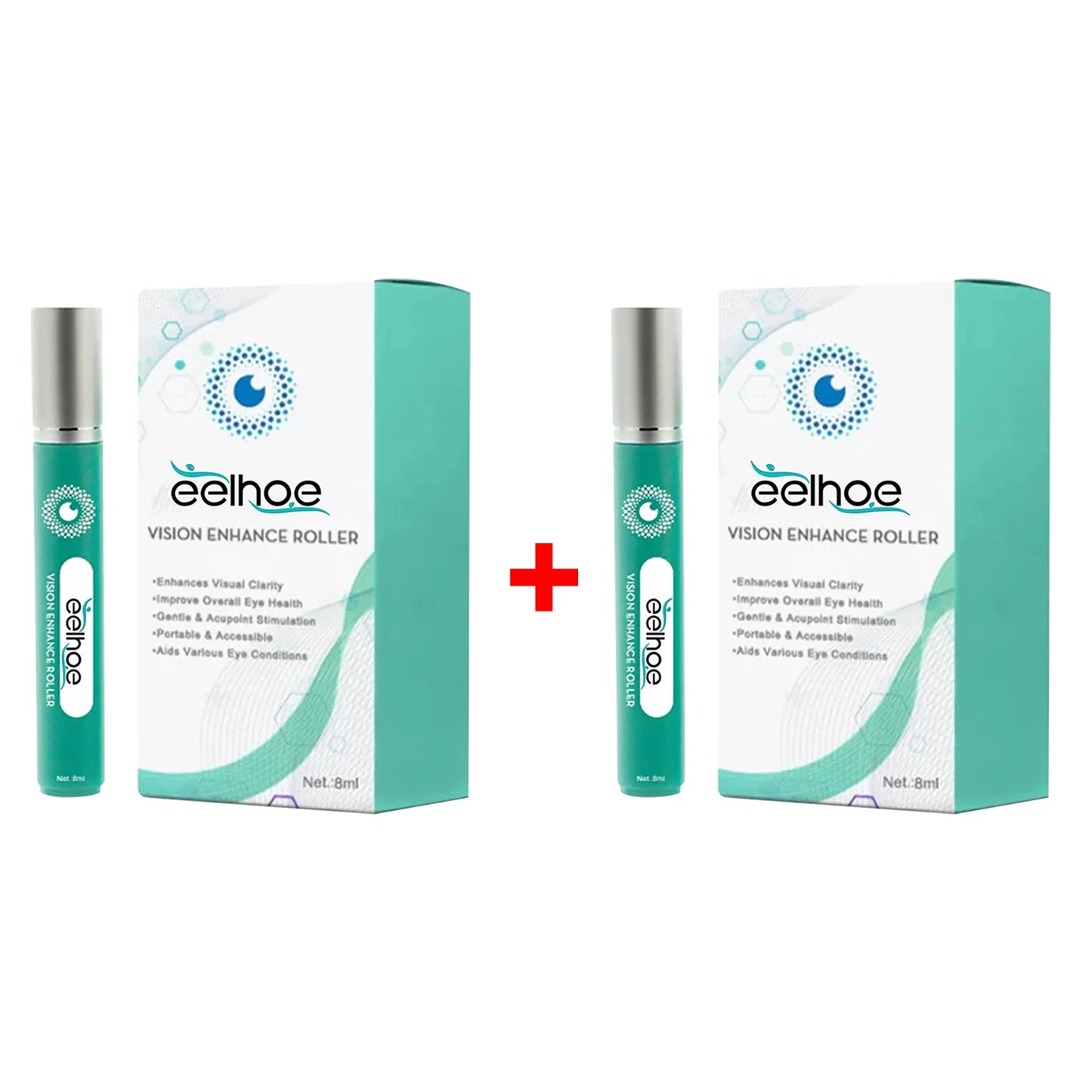 Eelhoe Eye Vision Enhance Roller Serum Relieve Dry Improve Eye Fatigue Keep Health Reduce Discomfort Adults Lutein Eyes Care Oil