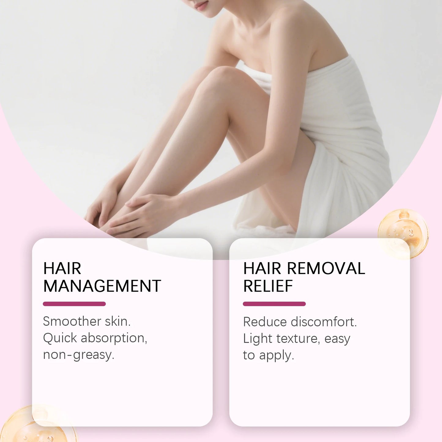 OceAura Cyperus Rotundus Oil for Hair Removal Moisturizing Skin Care Inhibits Body Hair Growth Refreshing Woman After Shave Oil